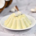 flan de coco sin azucar