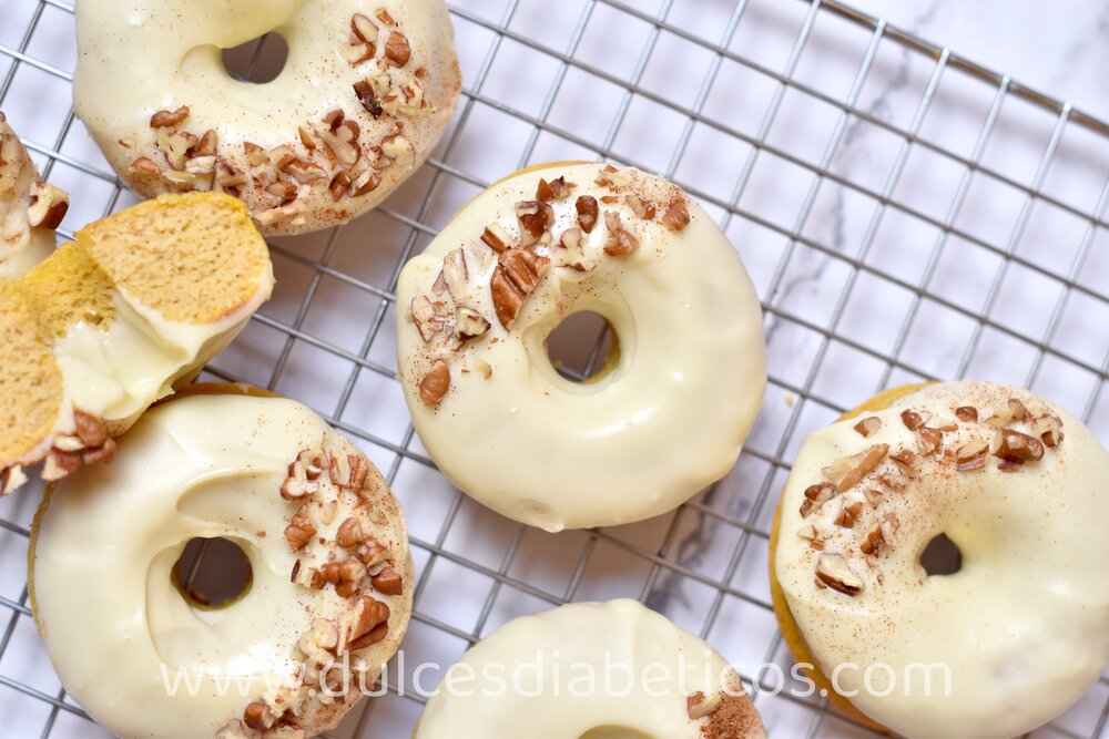 Donuts de calabaza sin azucar