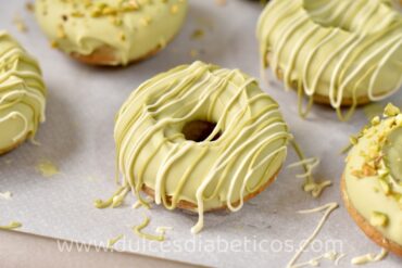donuts de pistacho sin azucar